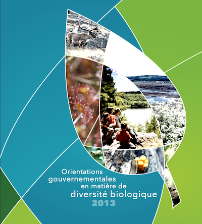 Nouvelles orientations gouvernementales en matière de diversité biologique
