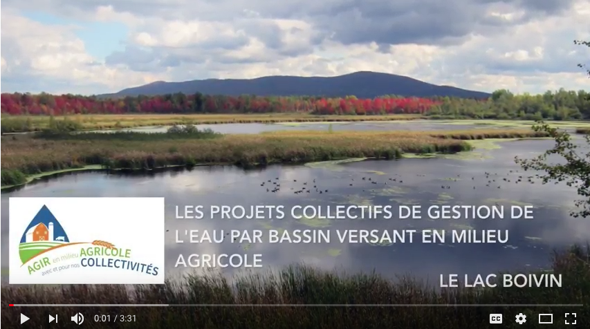 Video projet collectif Lac Boivin