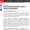 Pas d'engagement sans investissement!
