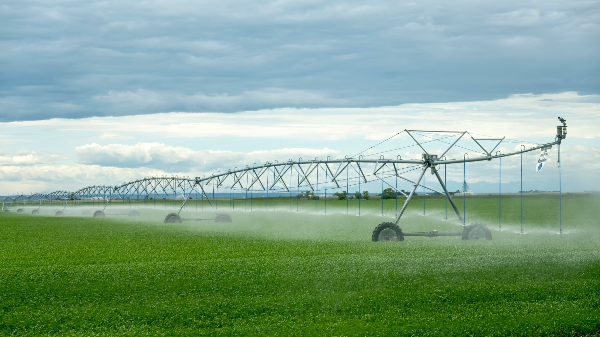 Irrigation d'un champ