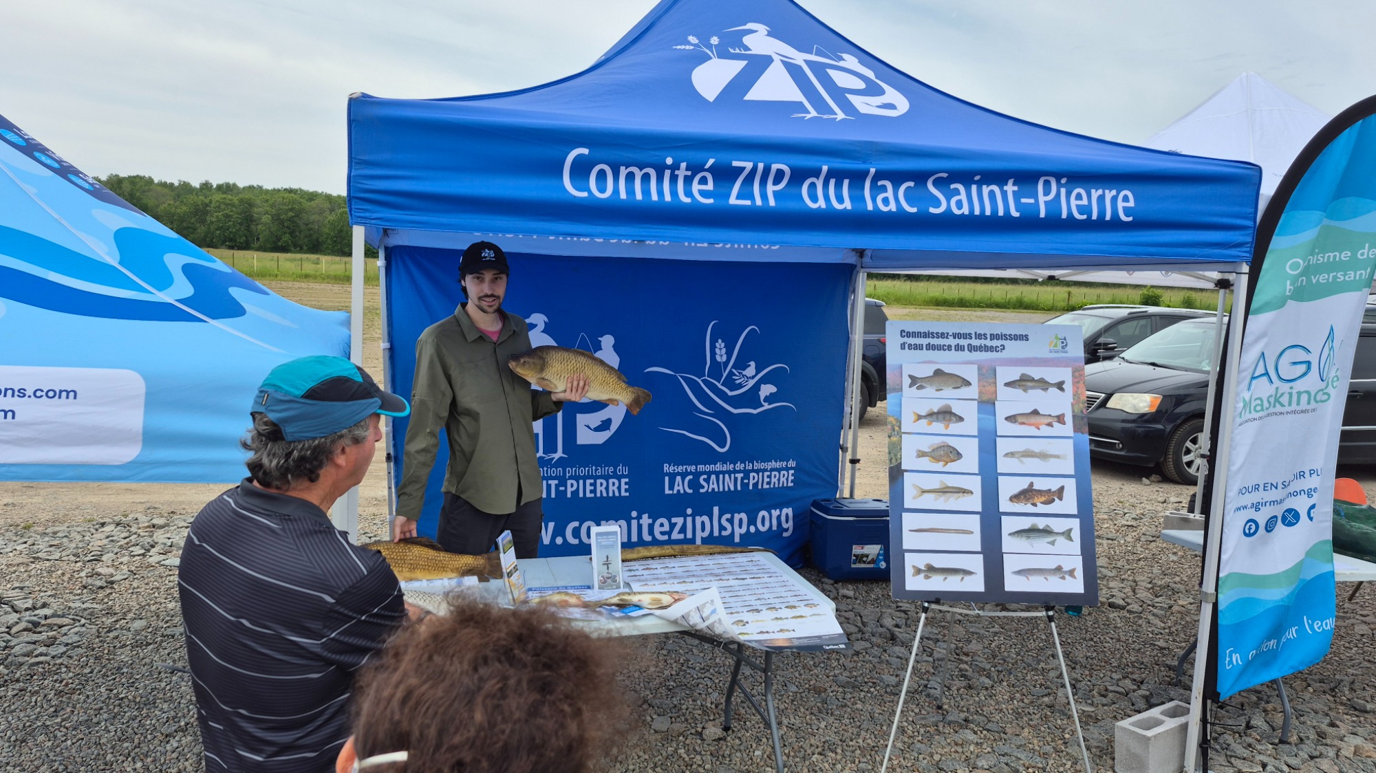 Atelier éducatif au lac Maskinongé. Photo: AGIR Maskinongé