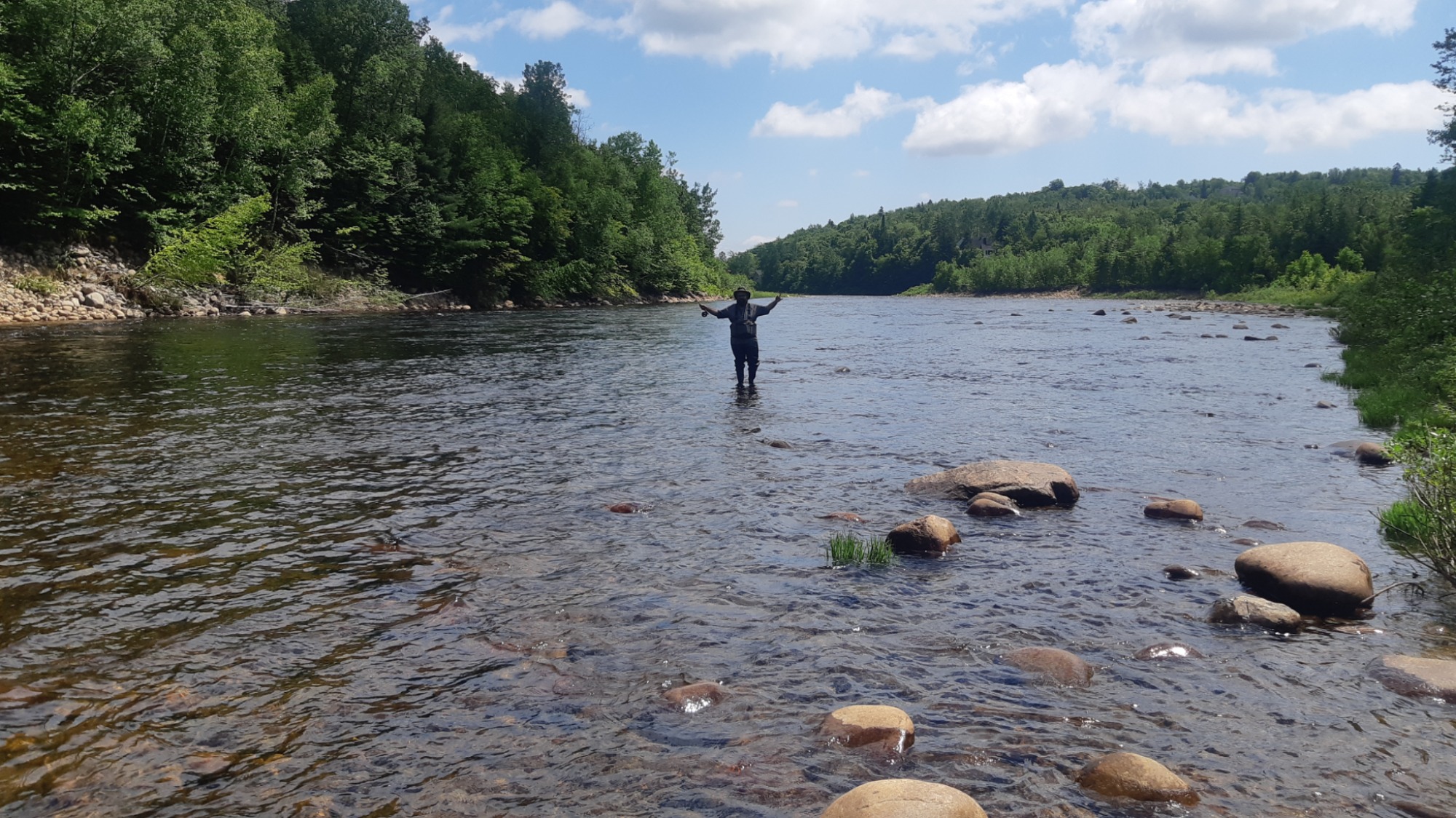 Julien Tremblay à la pêche