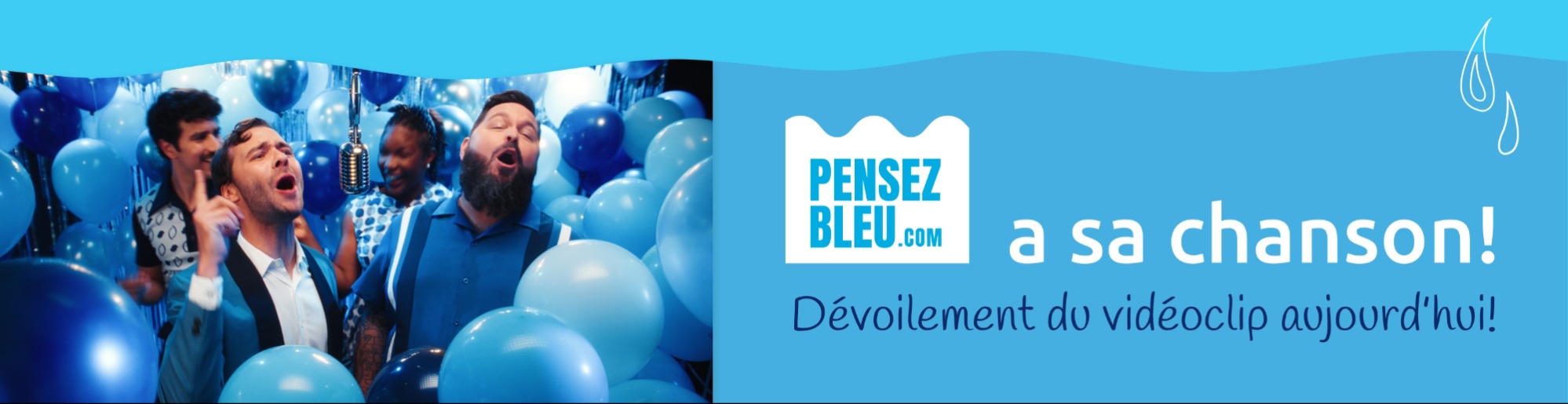 Pensez bleu a sa chanson